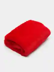 Красный мех искусственный норка, для рукоделия и пошива игрушек, отрез 50 х 40 см, ворс 7 мм