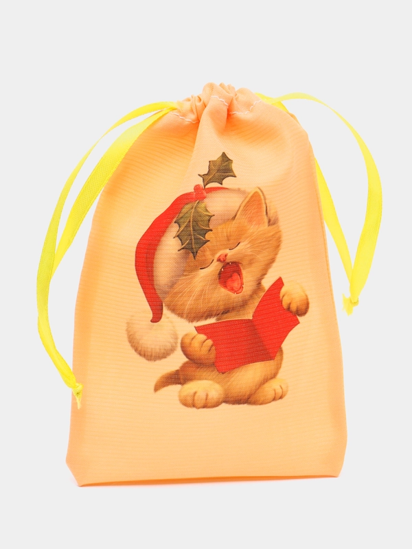 Мешочек новогодний "Кот"