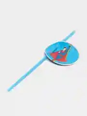 Superman, набор трубочек для коктейля, желтый лого, 6 шт
