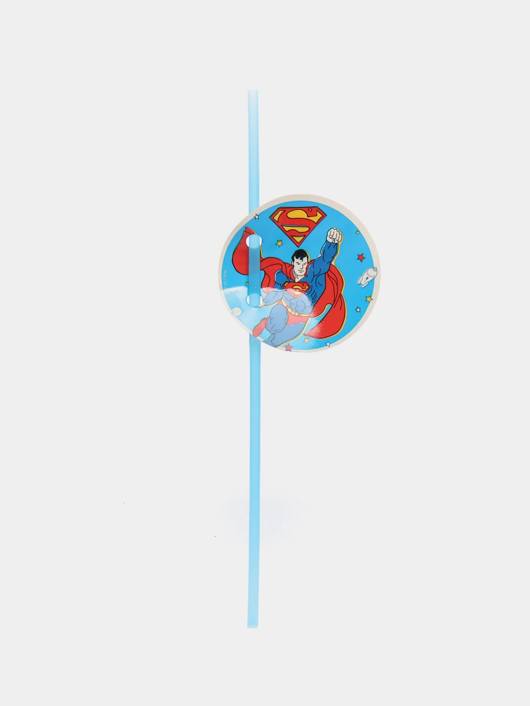 Superman, набор трубочек для коктейля, желтый лого, 6 шт