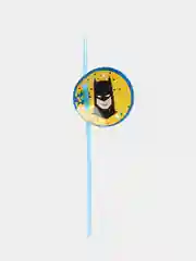 Batman, набор трубочек для коктейля, желтый, 6 шт