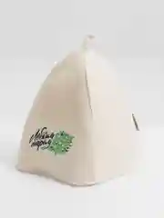 Шапка для бани с вышивкой "С легким паром", первый сорт