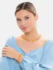 Комплект: бусы, браслет Lollypops