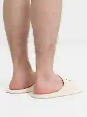Молочный мужские шлепанцы