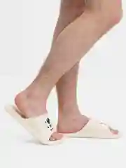 Молочный мужские шлепанцы