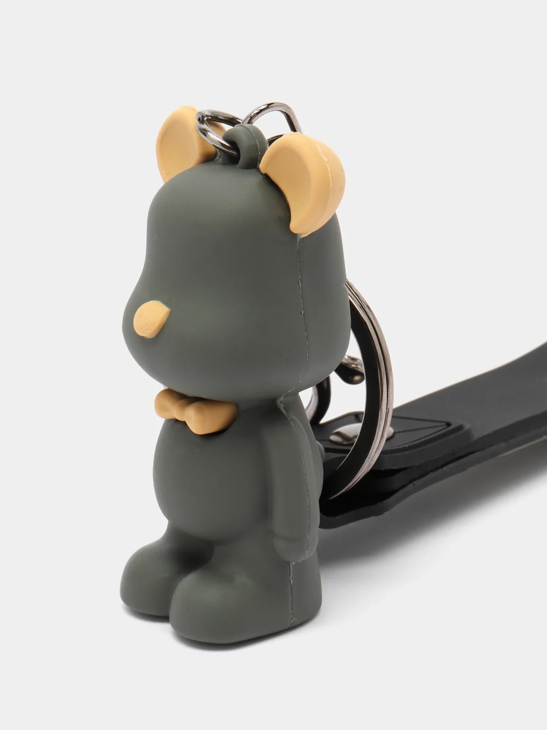 Зелёный хаки брелок для ключей Bearbrick "Мишка", с карабином