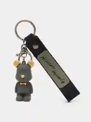 Зелёный хаки брелок для ключей Bearbrick "Мишка", с карабином