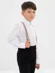 Светло-бежевый подтяжки детские