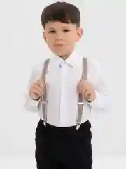Светло-бежевый подтяжки детские