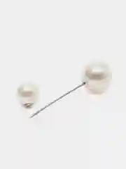Серебряный булавка с жемчугом, брошь женская, для одежды, аксессуаров и оформления букетов