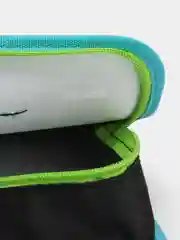 Бронзовый папка с ручками 1 отделение, А4, пластик, на молнии