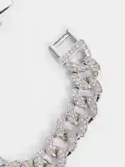 Серебряный мужской браслет, кубинский