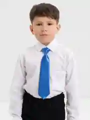Синий галстук детский, на резинке