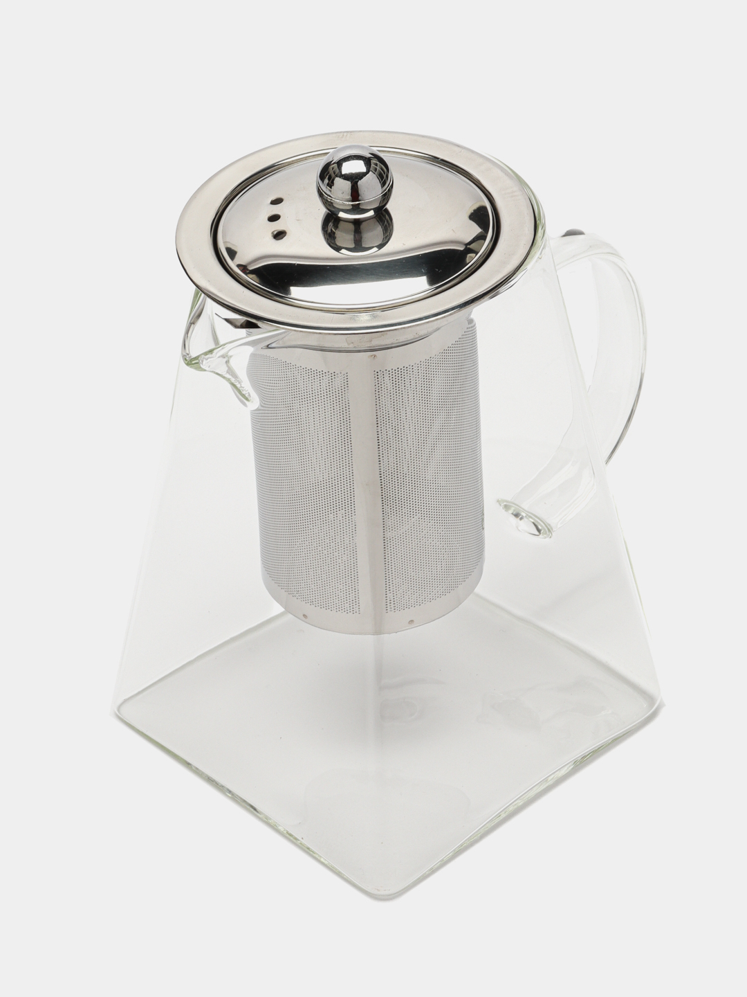 Заварочный чайник 1000 мл, с ситечком типа френч пресс  по цене .