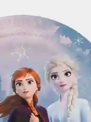 Frozen 2, набор бумажных тарелок, Эльза и Анна 3, 6 шт, d=180 мм
