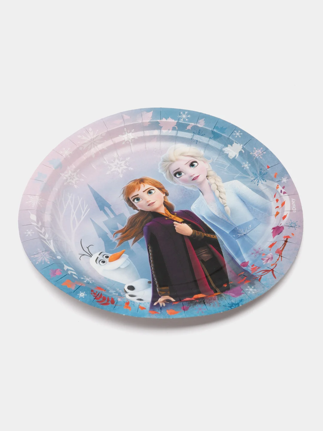 Frozen 2, набор бумажных тарелок, Эльза и Анна 3, 6 шт, d=180 мм