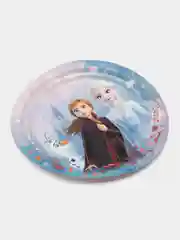 Frozen 2, набор бумажных тарелок, Эльза и Анна 3, 6 шт, d=180 мм