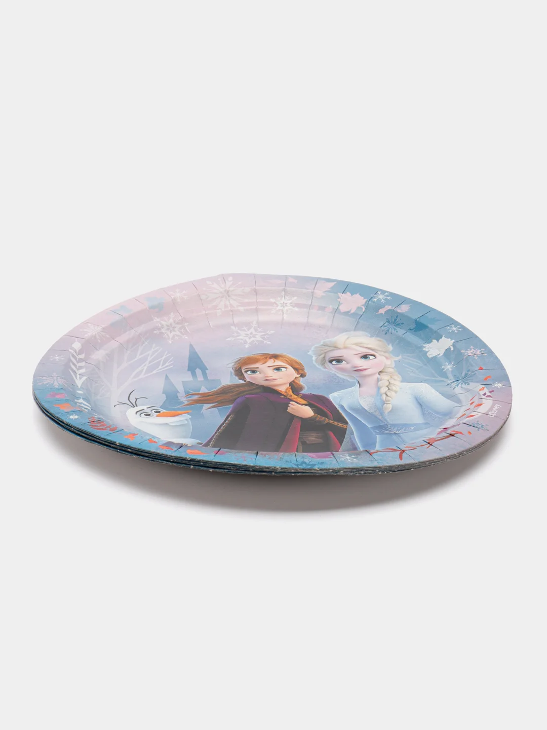 Frozen 2, набор бумажных тарелок, Эльза и Анна 3, 6 шт, d=180 мм