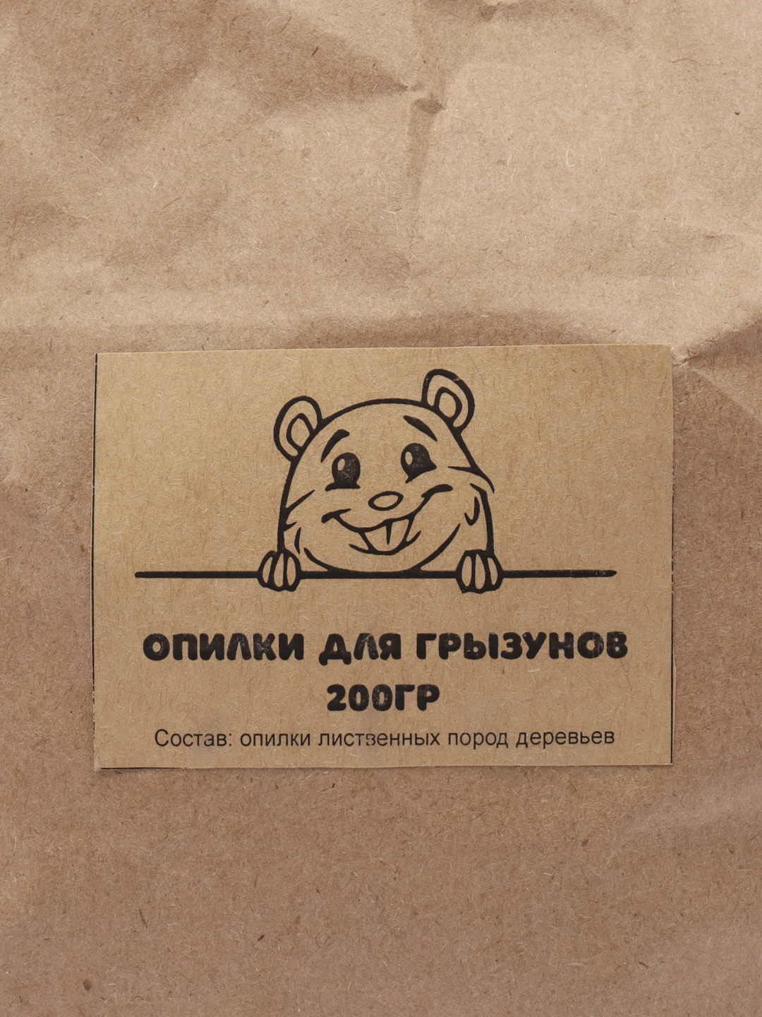 Опилки для грызунов из лиственных пород древесины