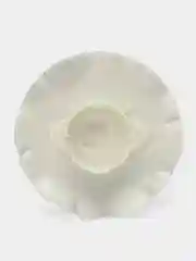 Серебряный колпак литого диска для Лада Веста, серебро