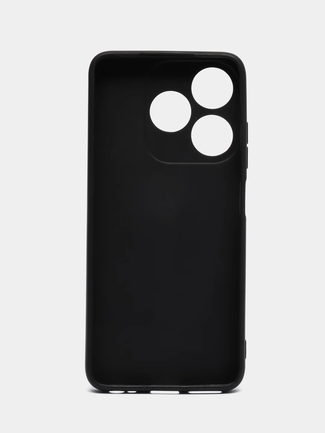 Черный чехол для Tecno Spark 10, Spark 10C силиконовый BROSCORP матовый тонкий с защитой камер