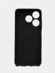 Черный чехол для Tecno Spark 10, Spark 10C силиконовый BROSCORP матовый тонкий с защитой камер