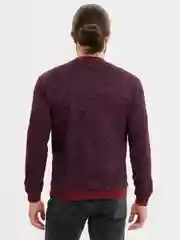 Бордовый лонгслив мужской