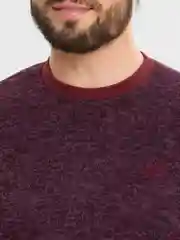 Бордовый лонгслив мужской