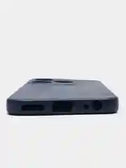 Синий чехол для Tecno Spark 10, Spark 10C силиконовый BROSCORP матовый тонкий с защитой камер