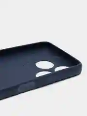 Синий чехол для Tecno Spark 10, Spark 10C силиконовый BROSCORP матовый тонкий с защитой камер