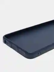 Синий чехол для Tecno Spark 10, Spark 10C силиконовый BROSCORP матовый тонкий с защитой камер