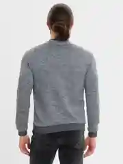 Серый лонгслив мужской