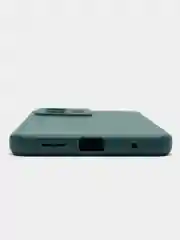 Тёмно-зелёный чехол BROSCORP для Xiaomi Redmi Note 12 4G матовый силиконовый тонкий, бортик вокруг камер