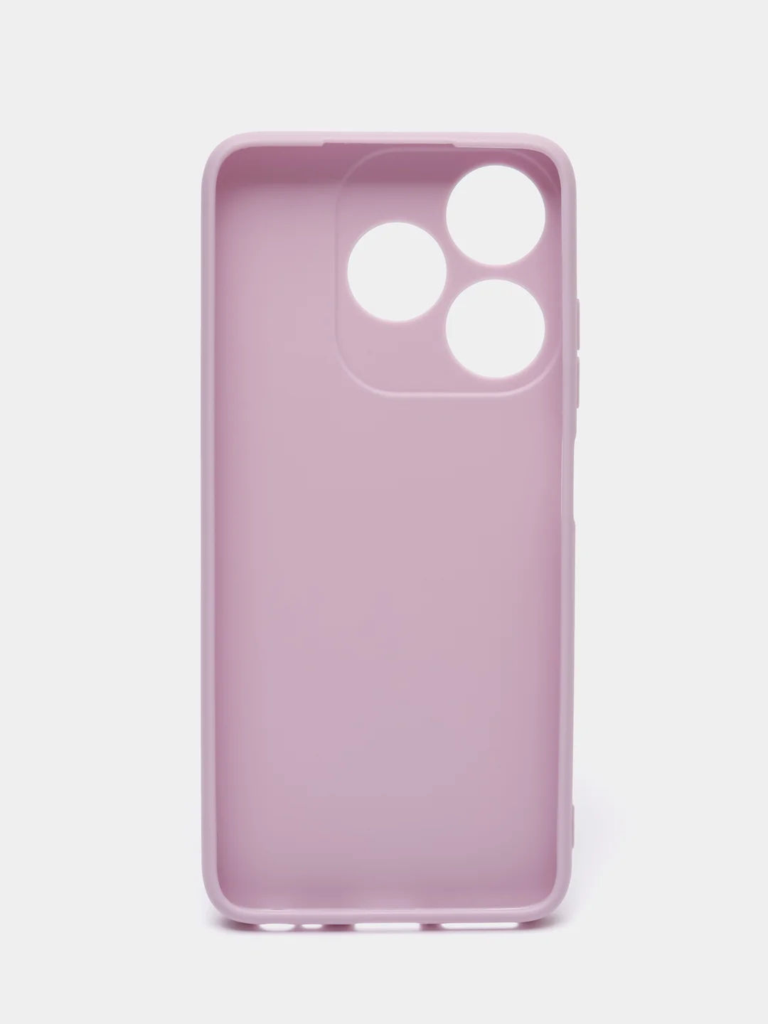 Фиолетовый чехол для Tecno Spark 10, Spark 10C силиконовый BROSCORP матовый тонкий с защитой камер