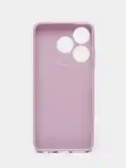 Фиолетовый чехол для Tecno Spark 10, Spark 10C силиконовый BROSCORP матовый тонкий с защитой камер