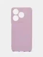 Фиолетовый чехол для Tecno Spark 10, Spark 10C силиконовый BROSCORP матовый тонкий с защитой камер
