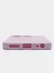 Фиолетовый чехол для Tecno Spark 10, Spark 10C силиконовый BROSCORP матовый тонкий с защитой камер