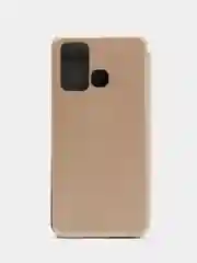 Золотой чехол-книжка для Infinix Hot 12 Play NFC (Инфиникс Хот 12 Плей)