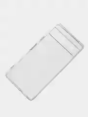 Прозрачный чехол для Google Pixel 7A силиконовый BROSCORP прозрачный с защитой камер и от прилипания