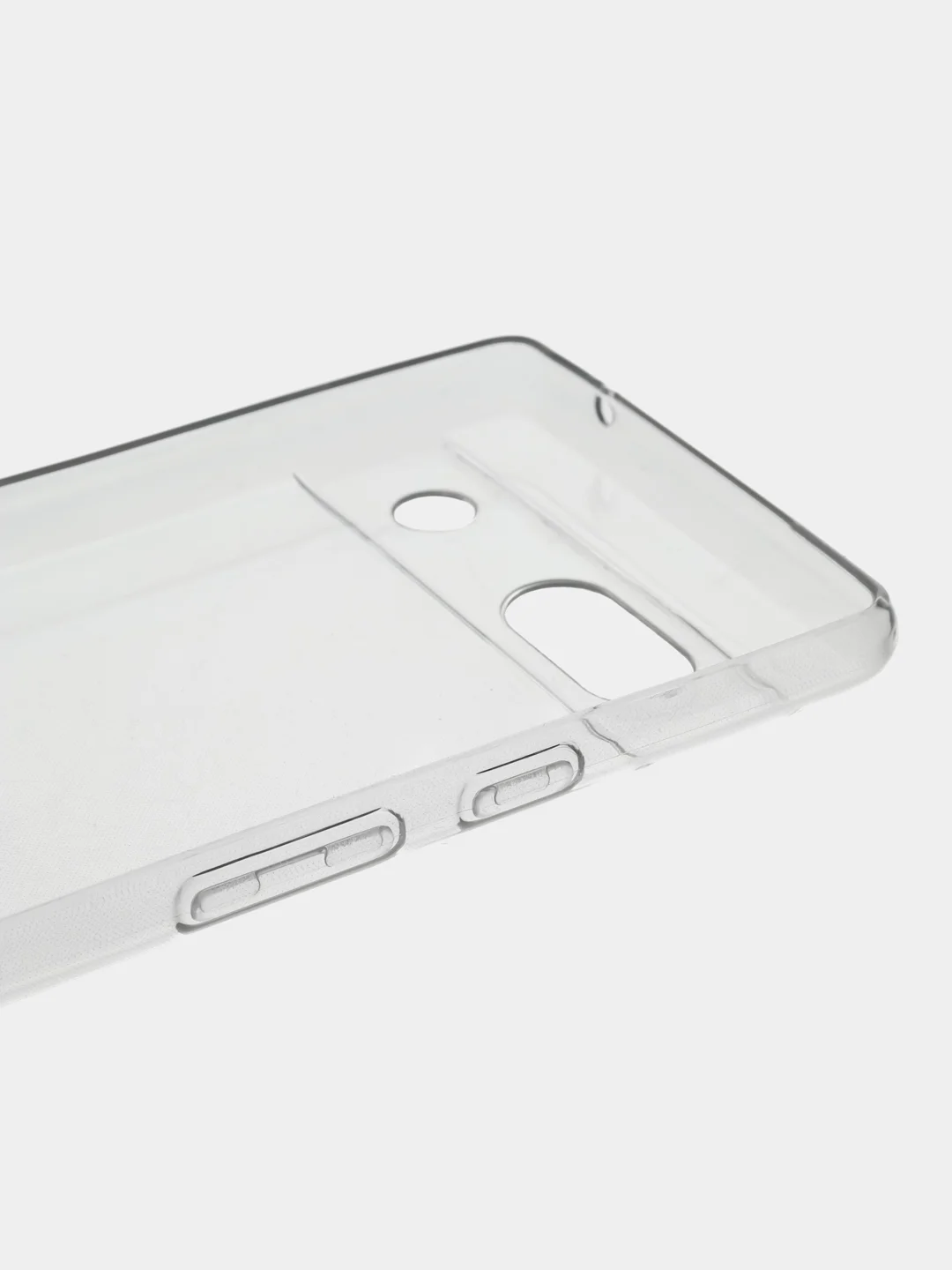 Прозрачный чехол для Google Pixel 7A силиконовый BROSCORP прозрачный с защитой камер и от прилипания