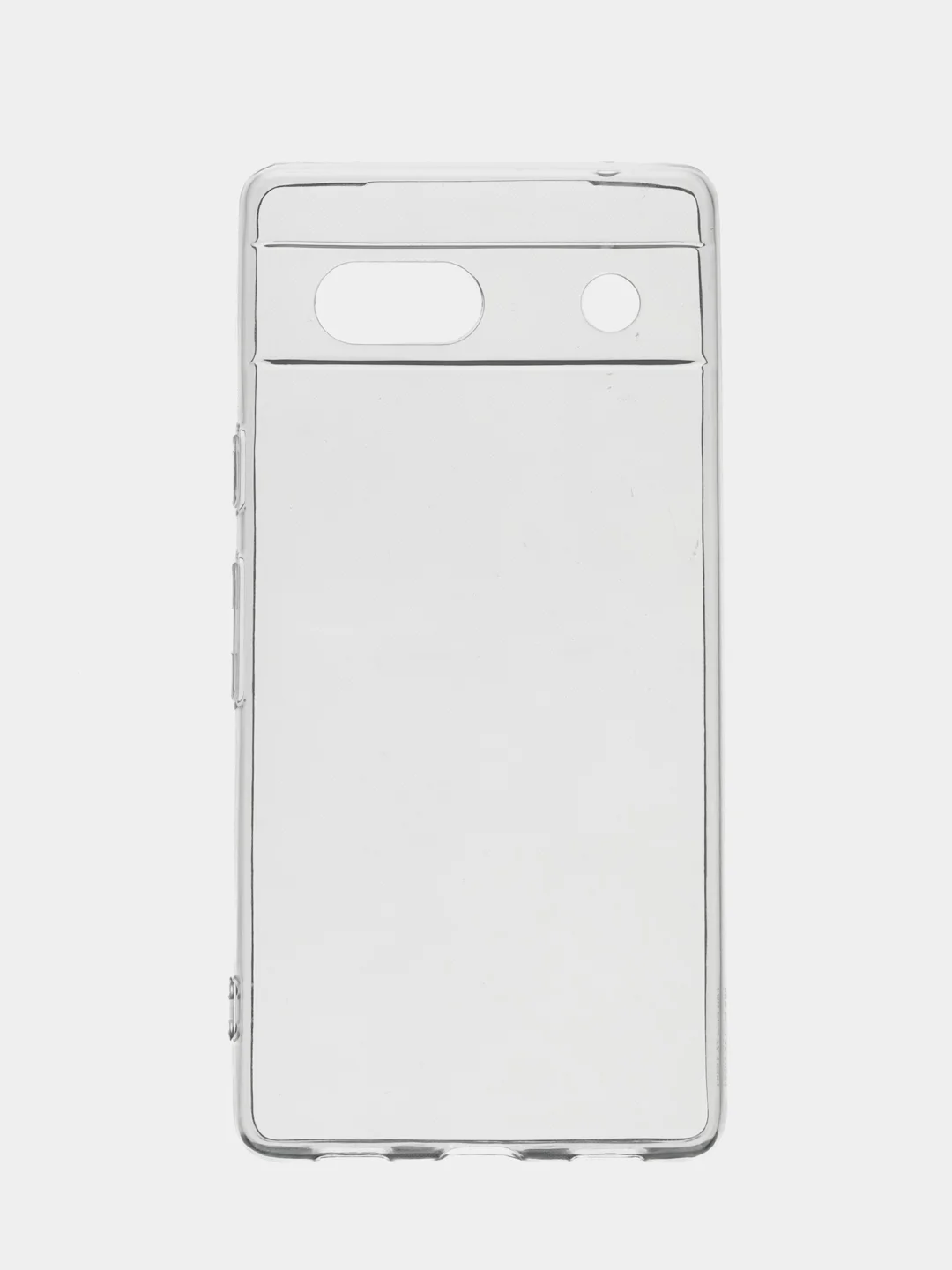 Прозрачный чехол для Google Pixel 7A силиконовый BROSCORP прозрачный с защитой камер и от прилипания