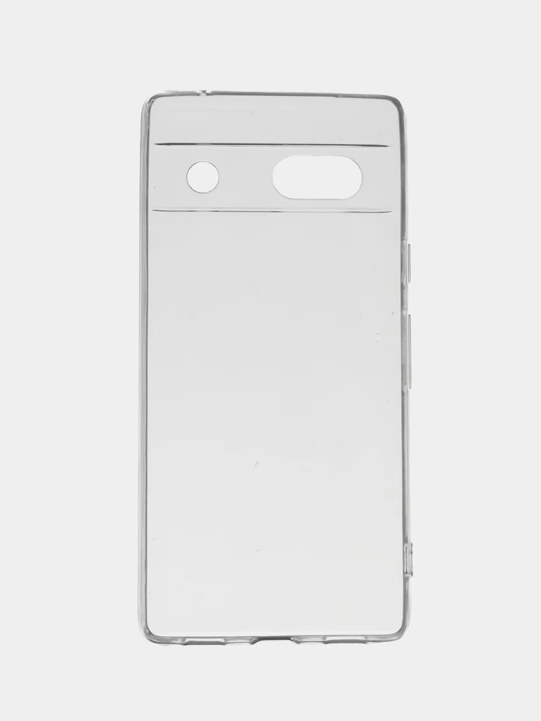 Прозрачный чехол для Google Pixel 7A силиконовый BROSCORP прозрачный с защитой камер и от прилипания