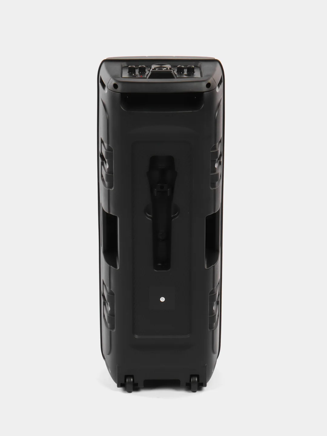 Черный портативная большая колонка ZQS-8210 с микрофоном, беспроводная, с Bluetooth и FM радио