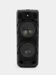 Черный портативная большая колонка ZQS-8210 с микрофоном, беспроводная, с Bluetooth и FM радио