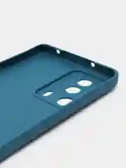Синий чехол для Xiaomi 13 Lite силиконовый (Ксиоми 13 лайт), силиконовый, c защитой камеры