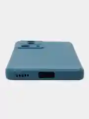 Синий чехол для Xiaomi 13 Lite силиконовый (Ксиоми 13 лайт), силиконовый, c защитой камеры