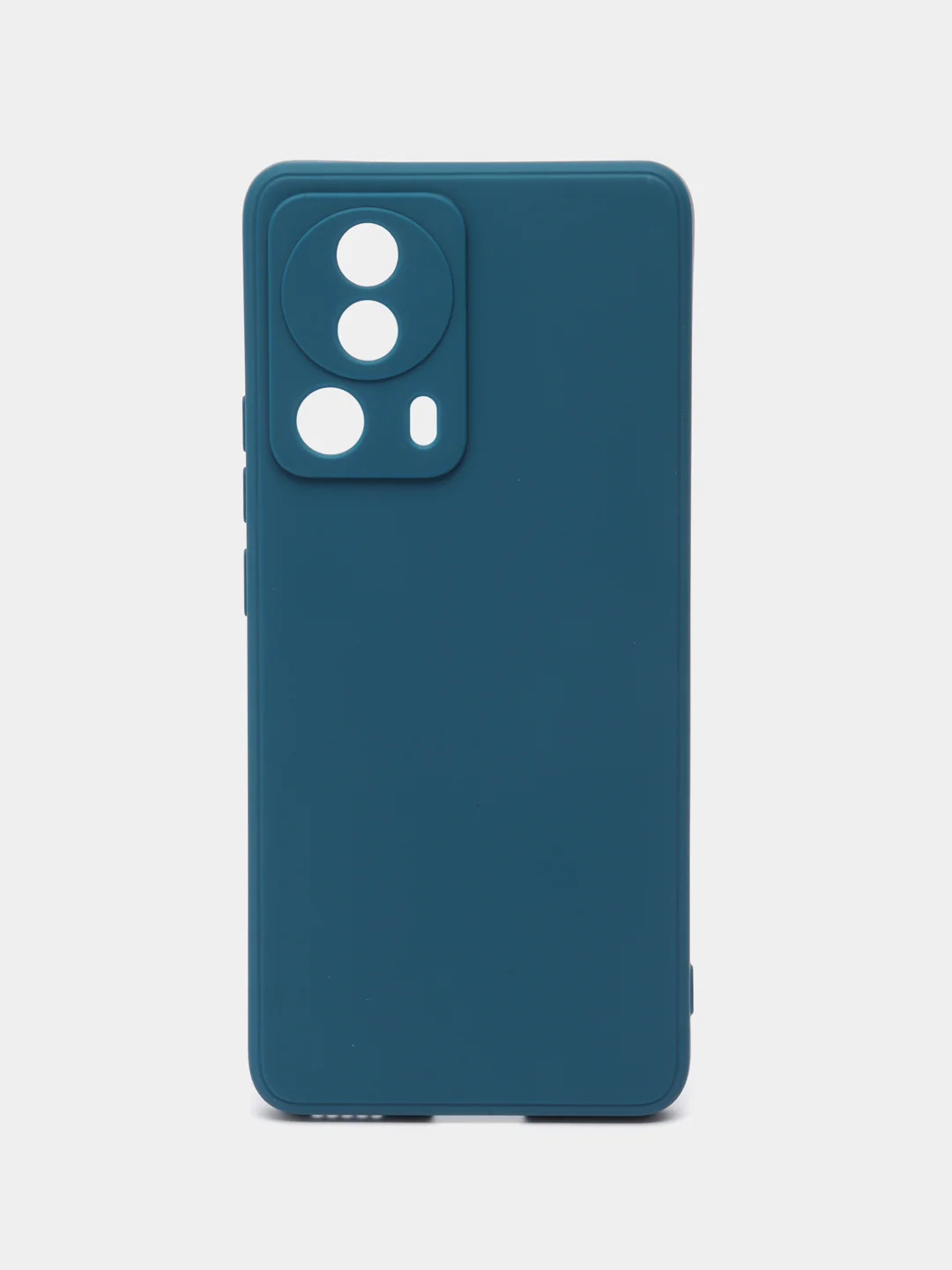 Синий чехол для Xiaomi 13 Lite силиконовый (Ксиоми 13 лайт), силиконовый, c защитой камеры
