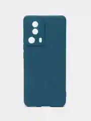 Синий чехол для Xiaomi 13 Lite силиконовый (Ксиоми 13 лайт), силиконовый, c защитой камеры