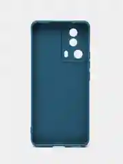 Синий чехол для Xiaomi 13 Lite силиконовый (Ксиоми 13 лайт), силиконовый, c защитой камеры