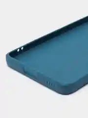 Синий чехол для Xiaomi 13 Lite силиконовый (Ксиоми 13 лайт), силиконовый, c защитой камеры